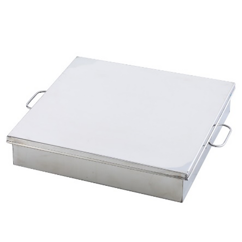 Stainless Steel Square Food Tray (Lid sold separately)