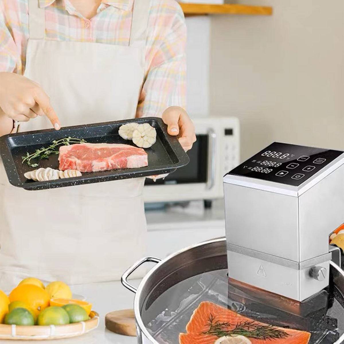 Sous Vide Immersion Circulator Head with Digital Control and Timer-120V, 1800W - Chefcoca
