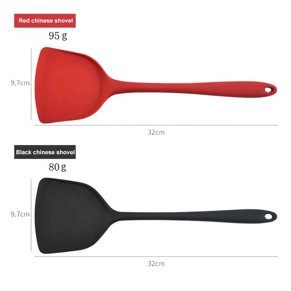 Heat-Resistant Non-Stick Silicone Turner Spatula Cooking Shovel - Chefcoca