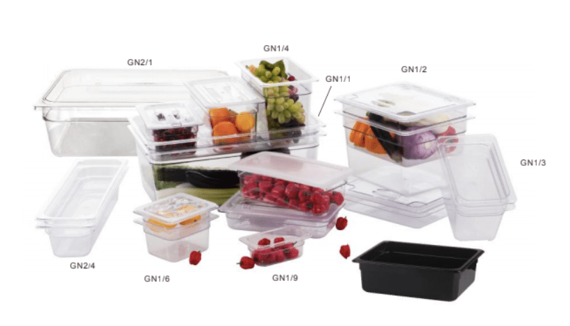 Polycarbonate GN Food Pan Lid - Chefcoca