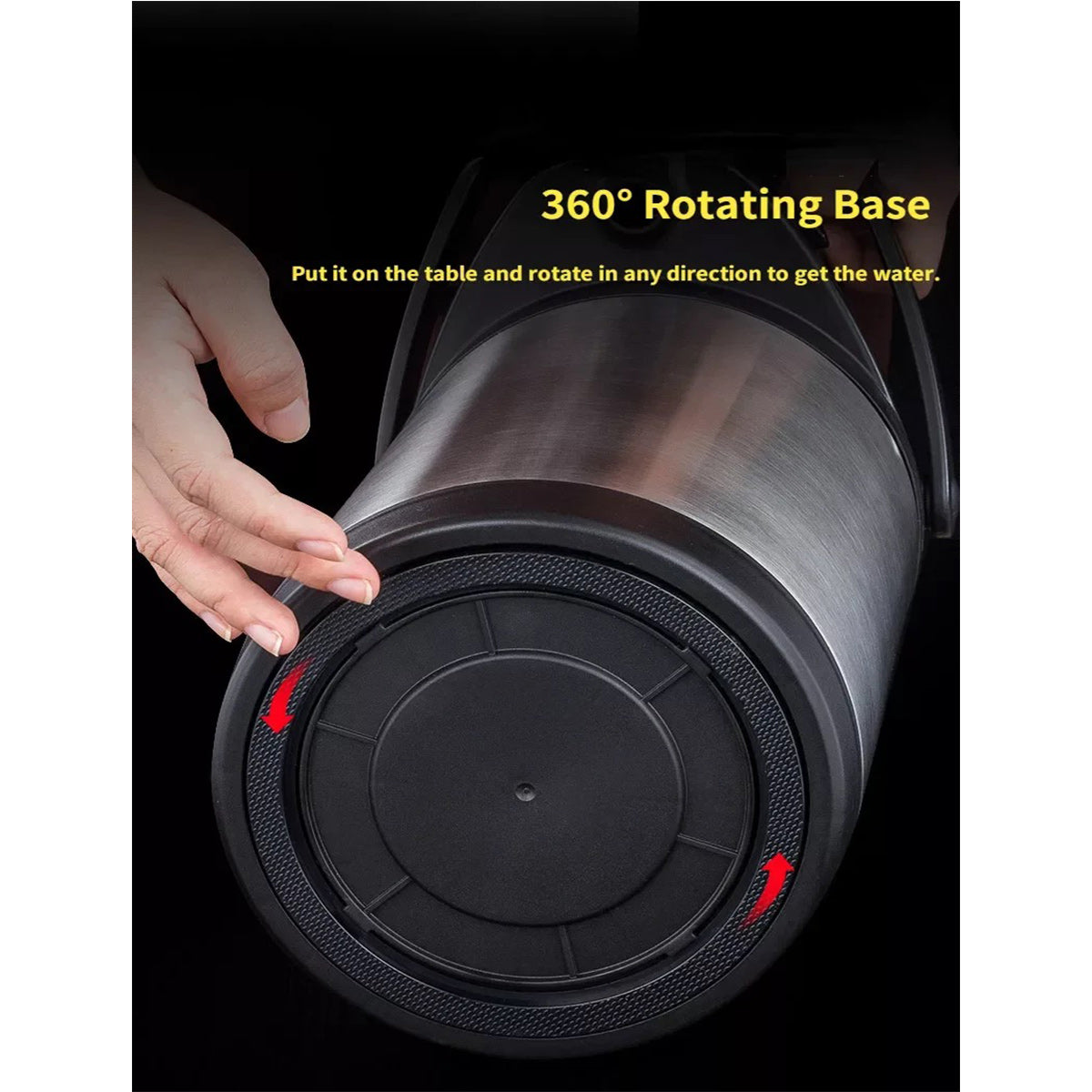 Stainless Steel double wall vacuum pump thermos airpot - Chefcoca