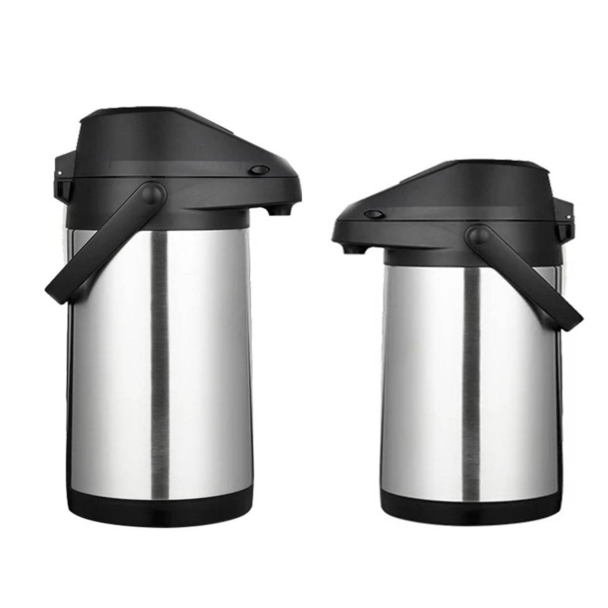 Stainless Steel double wall vacuum pump thermos airpot - Chefcoca
