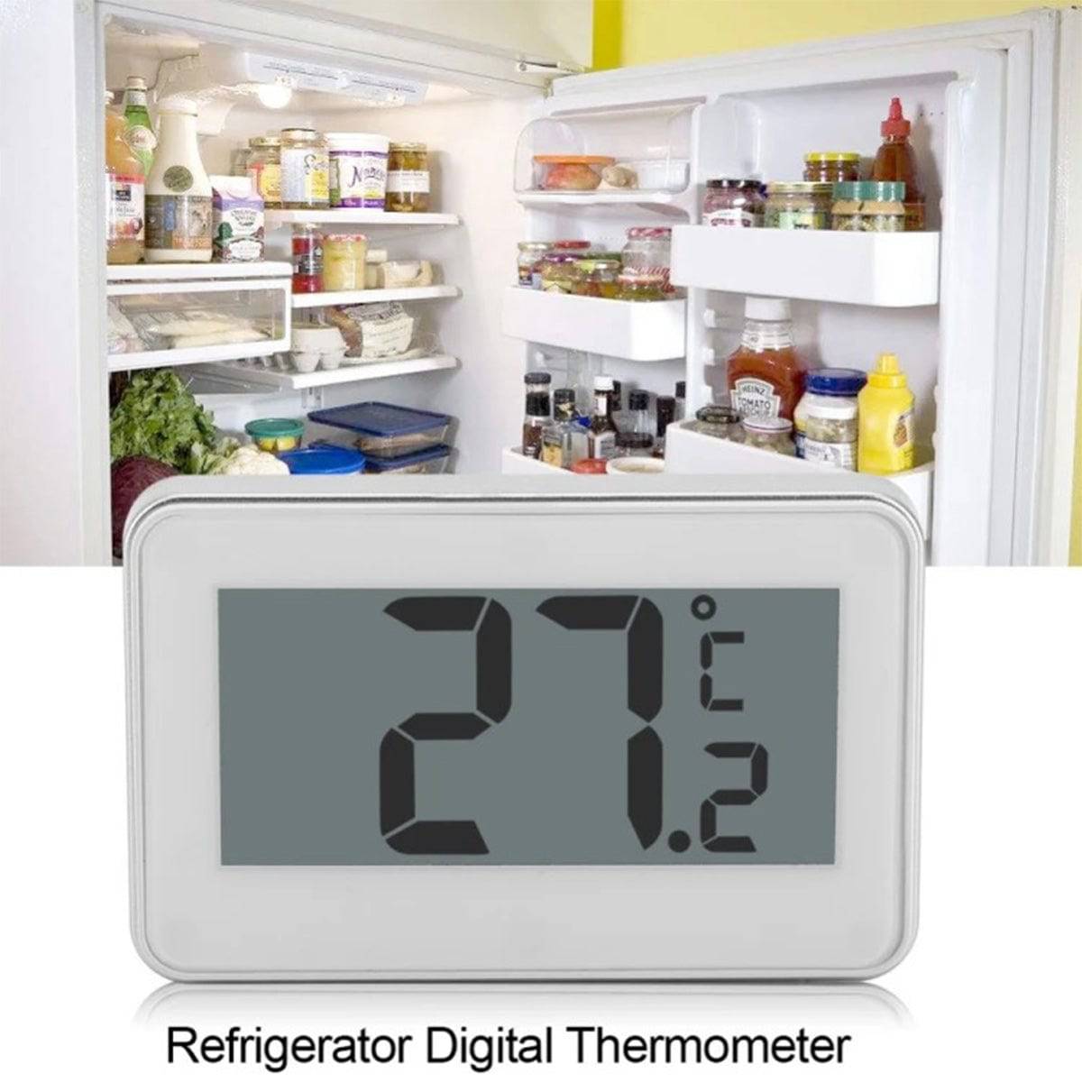 Digital Fridge/Freezer Thermometer - Chefcoca