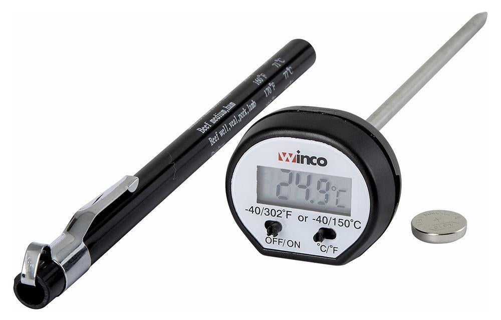 Digital Thermometer with 15/16" LCD and 4-3/4" Probe - Chefcoca