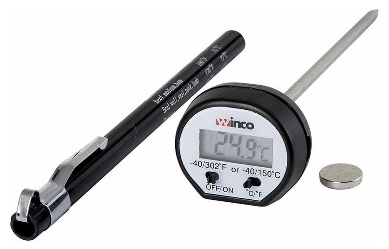 Digital Thermometer with 15/16" LCD and 4-3/4" Probe
