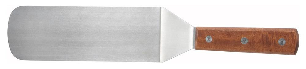 Offset Flexible Turner with Wooden Handle - Chefcoca