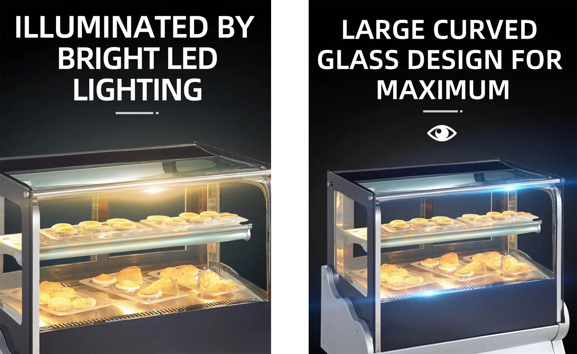 Sub-equip, Countertop Hot Food Showcase (35.43"X21.65"X31.10") - Chefcoca