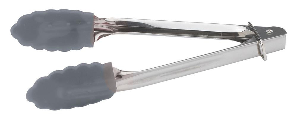 Stainless Steel 7" Tongs with Silicone Tips - Chefcoca