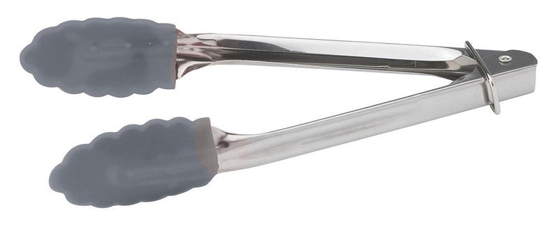 Stainless Steel 7" Tongs with Silicone Tips