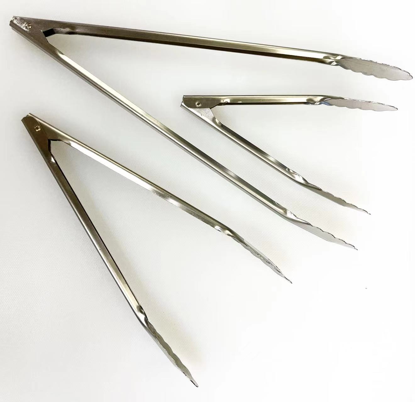 Stainless Steel Extra Heavyweight Tongs - Chefcoca