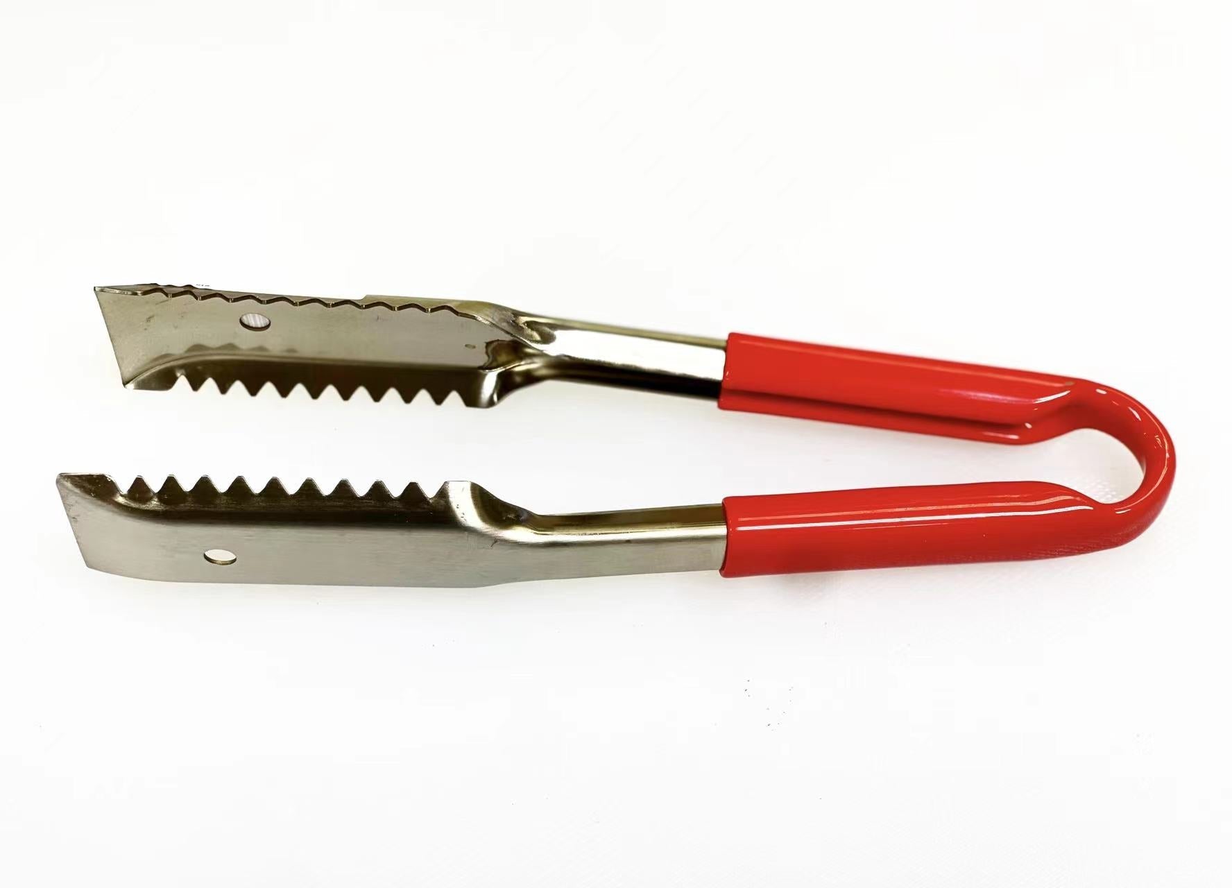 Stainless Steel 9" Utility Tongs with Polypropylene Handle - Chefcoca