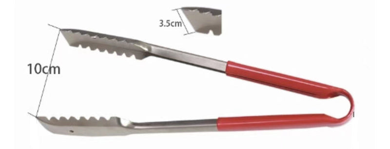 Stainless Steel 9" Utility Tongs with Polypropylene Handle