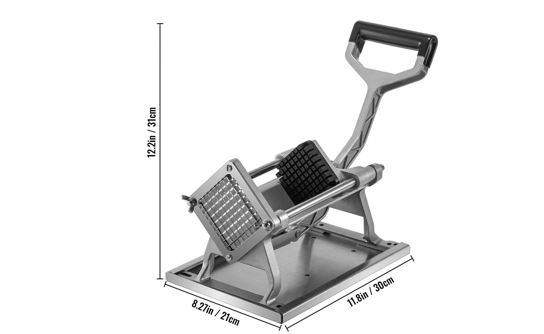 Heavy Duty  French Fry Cutter, Wall Mounted, With Blade Size: 3/8”,1/2“,1/4” &8 Wedger - Chefcoca