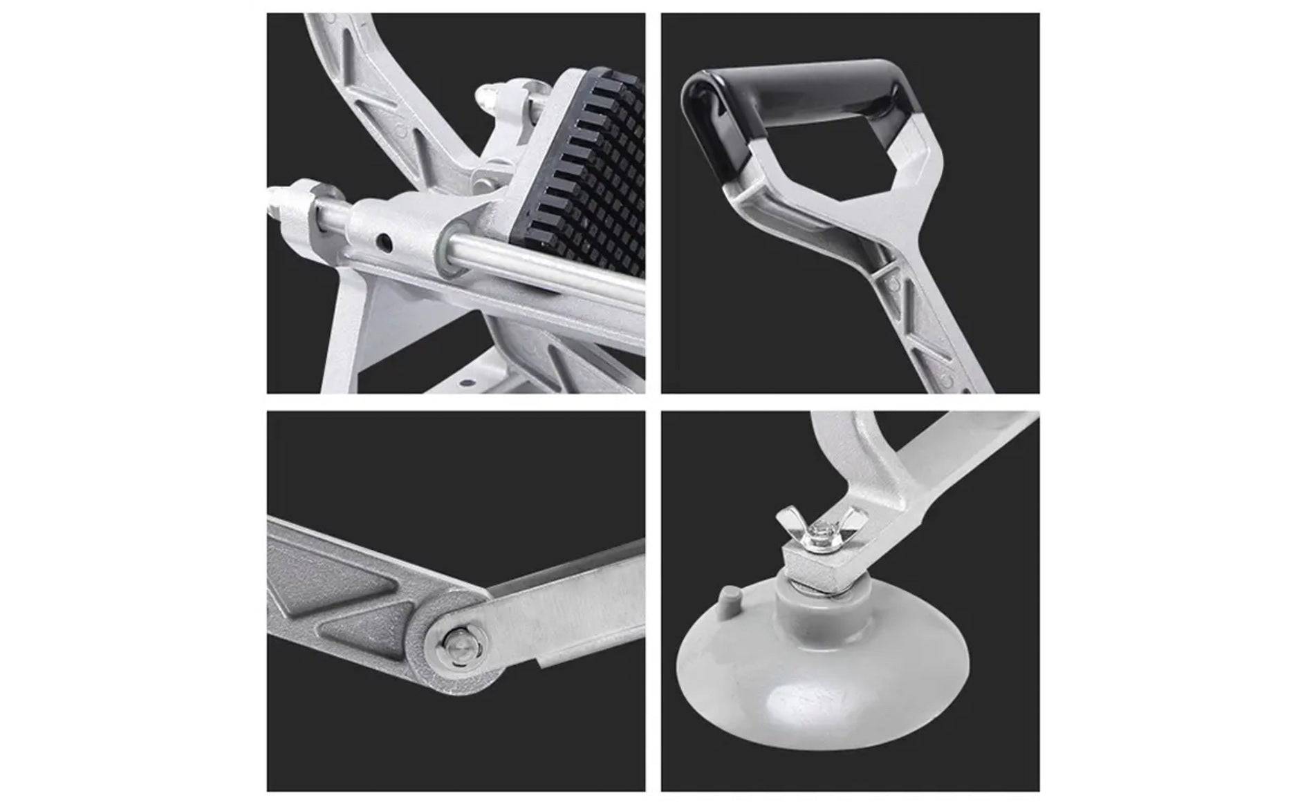Heavy Duty French Fry Cutter, With Blades size: 3/8",1/2",1/4"&8 Wedger - Chefcoca