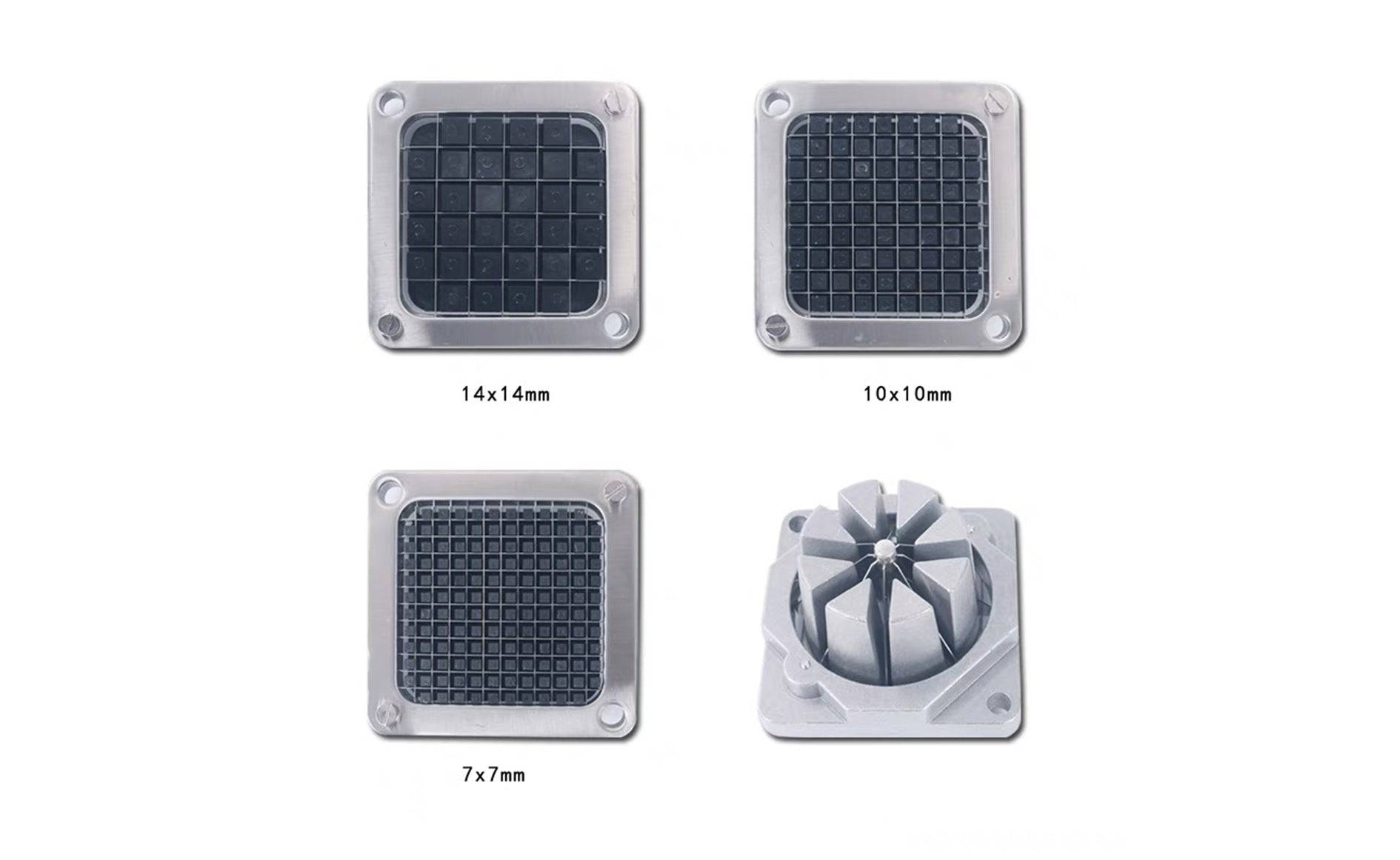 Heavy Duty  French Fry Cutter, Wall Mounted, With Blade Size: 3/8”,1/2“,1/4” &8 Wedger - Chefcoca