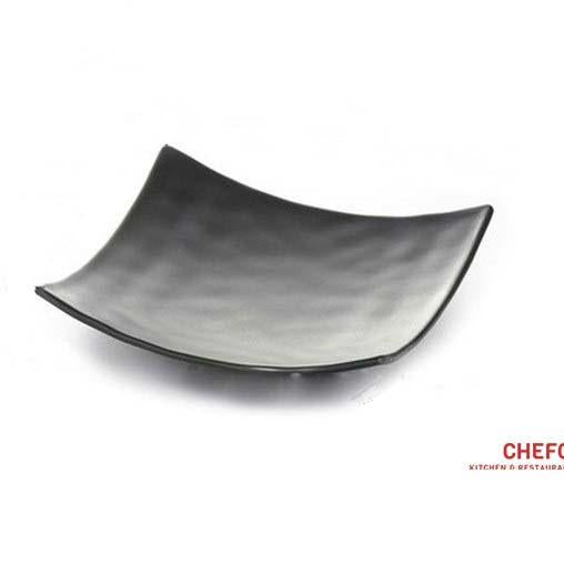 Flared Rimmed Square Melamine Plate (W6SQRF,W10SQRF) - Chefcoca