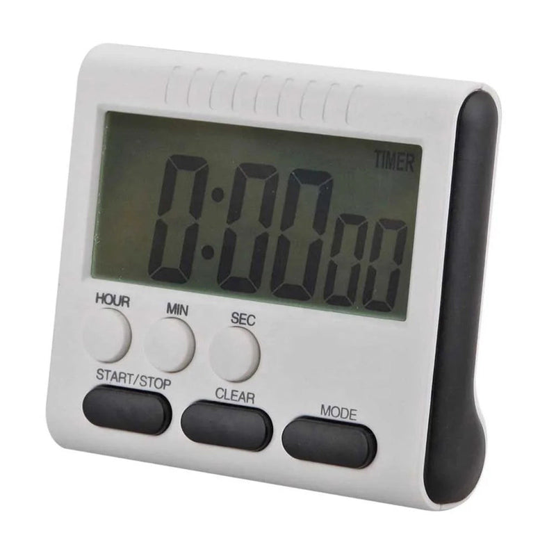 Kitchen Timer 24 Hours Magnetic Large LCD Digital Timer Cooking Count Up Down Alarm Clock with Stand