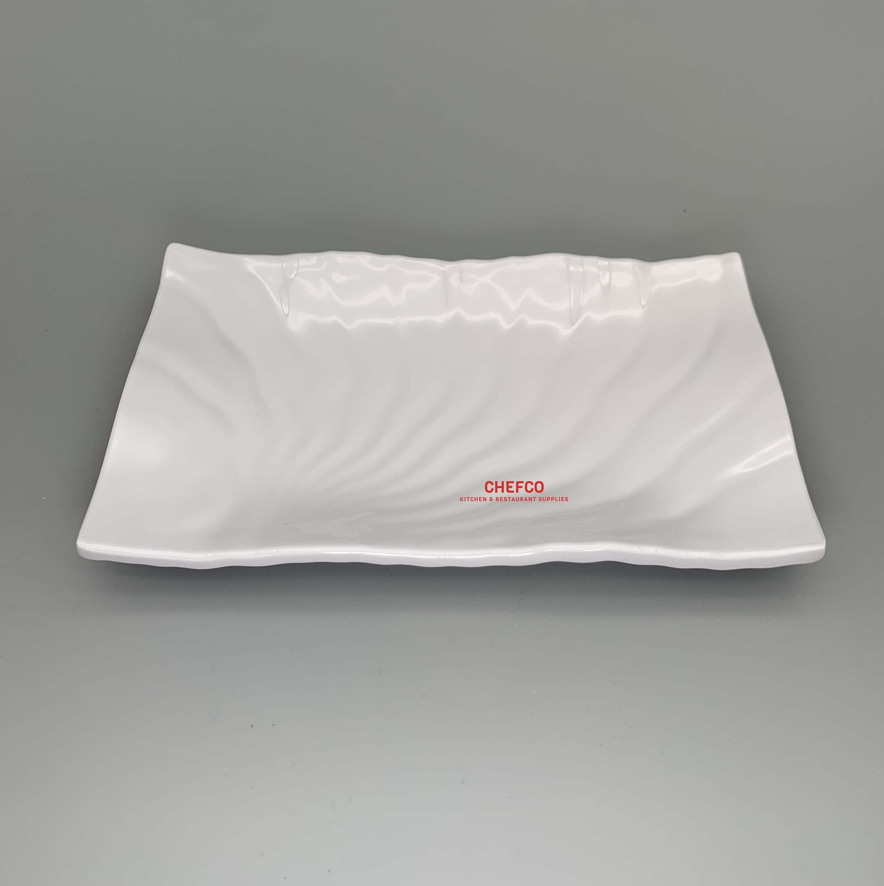 Wavy Hammered Pattern Melamine Rectangular Plate (WRD4801,WRD4807)) - Chefcoca