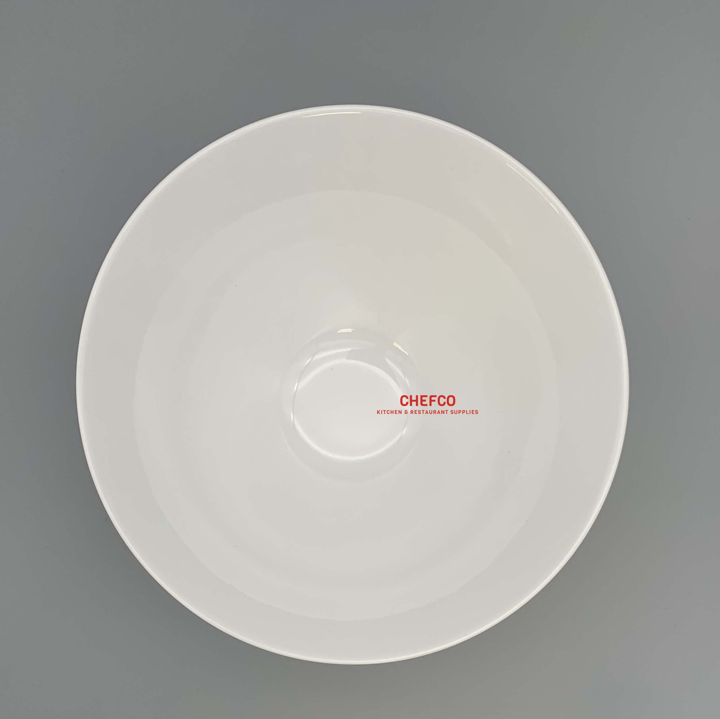 Smooth Tapered White Melamine Bowl (WY0024-8) - Chefcoca