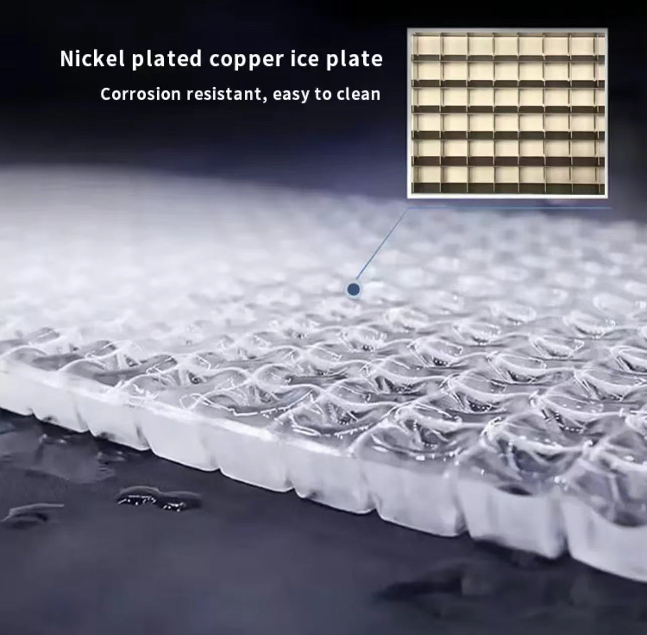 Sub-equip IC-210BA Air-Cooled Ice Machine, Cube Shaped Ice, 210LBS/24HRS, 80LBS Storage - Chefcoca