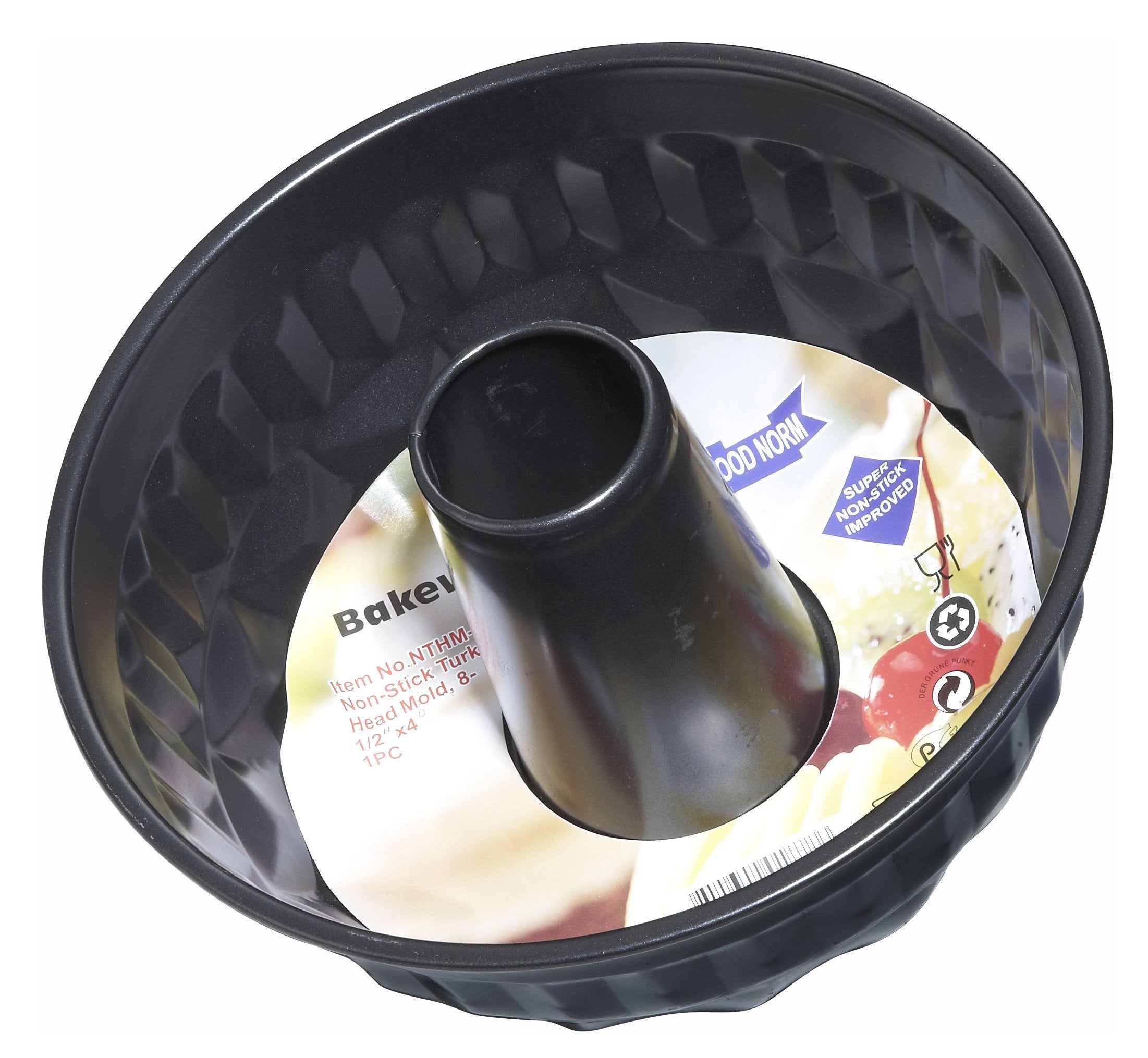 Winco NTHM-8 - Turk Head Mold, 8-1/2" x 4" - Chefcoca