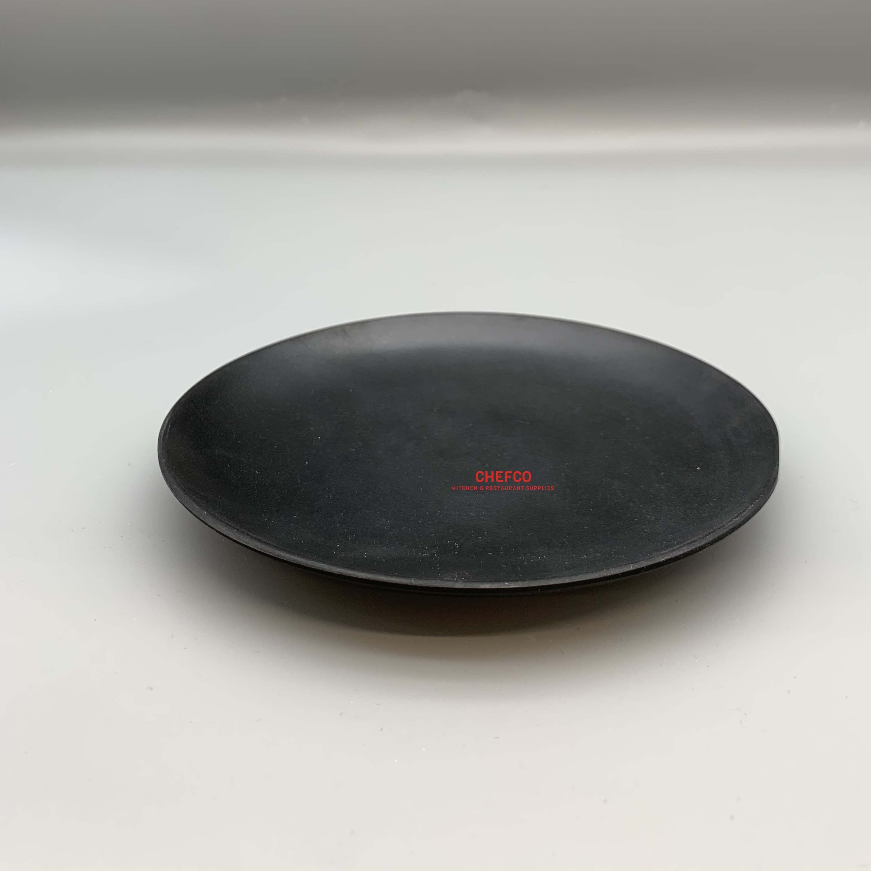 Matte Black Round Salad Plate (YG140099) - Chefcoca