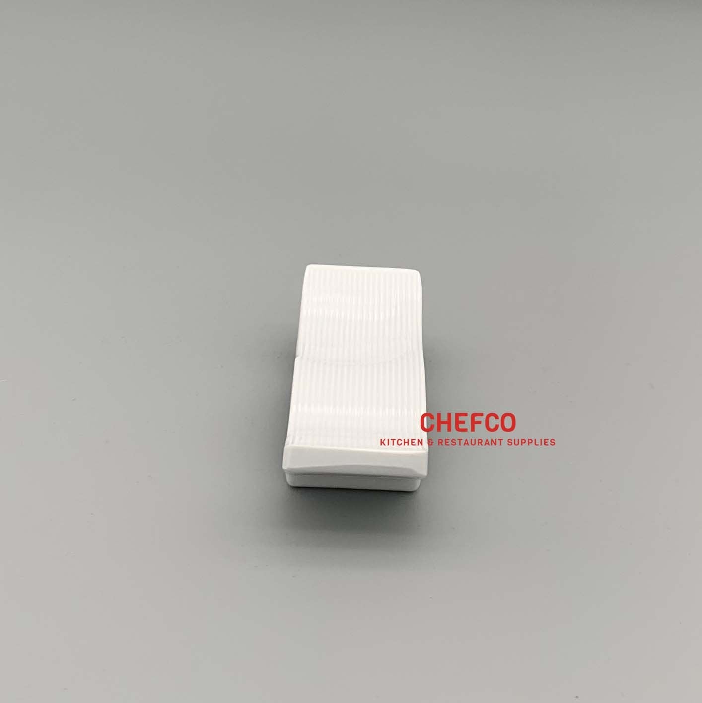 3" White Melamine Chopstick Holder Stand - Chefcoca