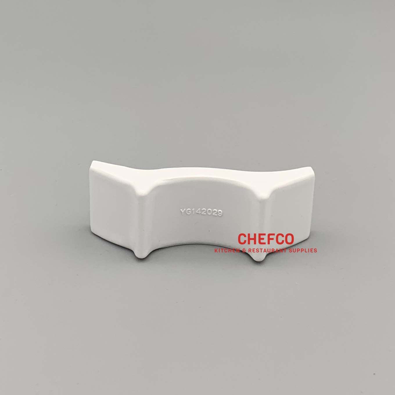 3" White Melamine Chopstick Holder Stand - Chefcoca