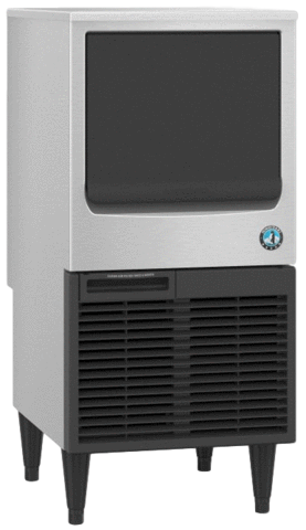 Hoshizaki KM-81BAJ Air Cooled Undercounter Crescent Cube Ice Machine with 38lb Storage Bin (17.75"W x 24"D x 39"H) - Chefcoca