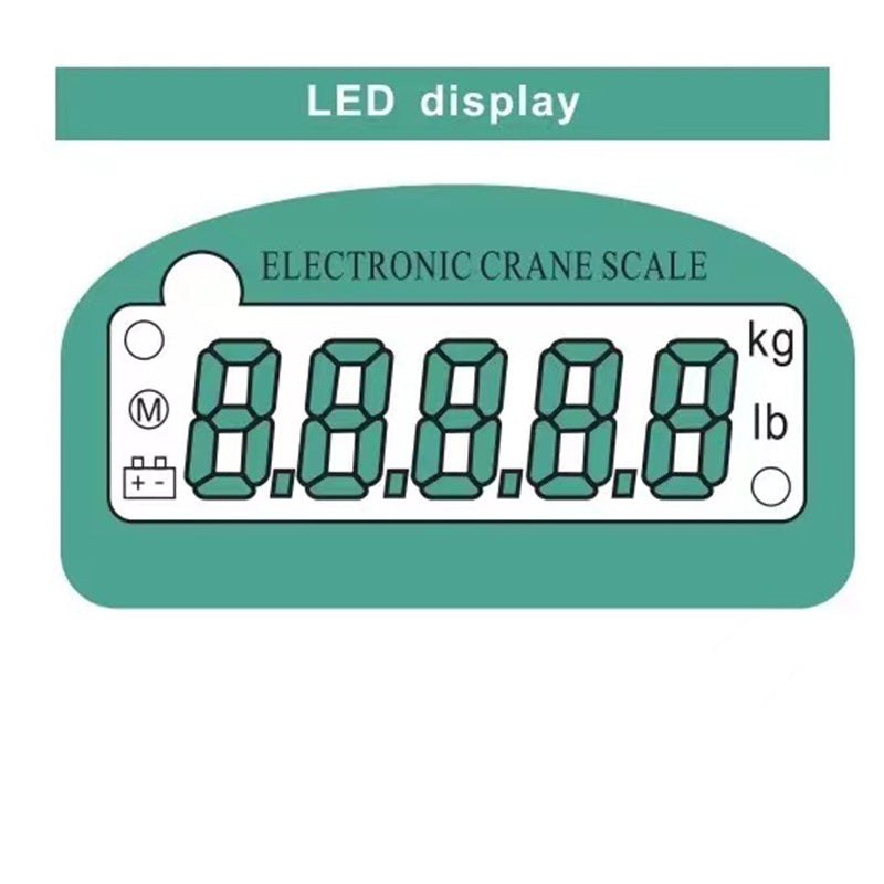 300kg weight weighting LED LCD digital hook hanging electronic crane scale - Chefcoca
