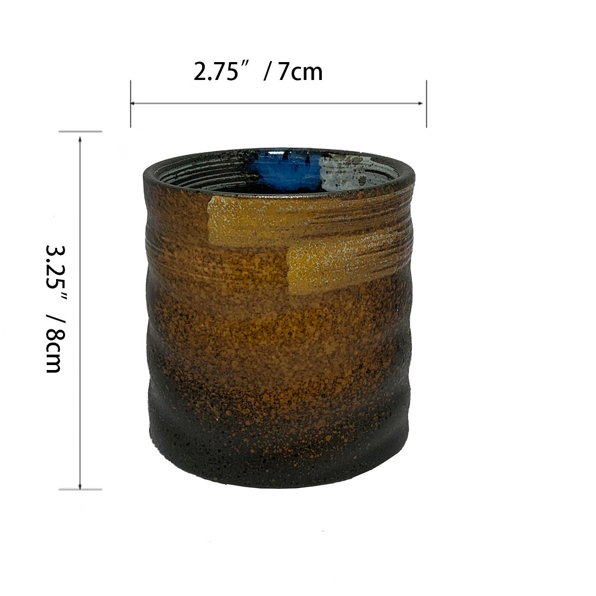 Ceramic Japanese Vintage Cup Mug (PTC00034) - Chefcoca