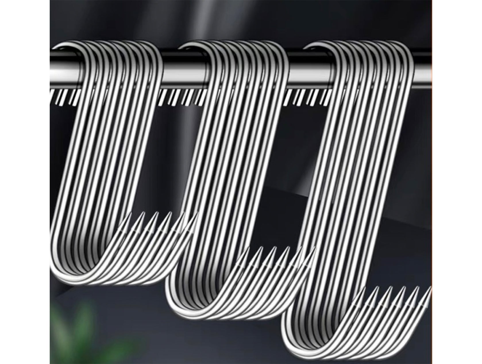 6.5/7/8" Stainless Steel "S" Shape Hook - Chefcoca