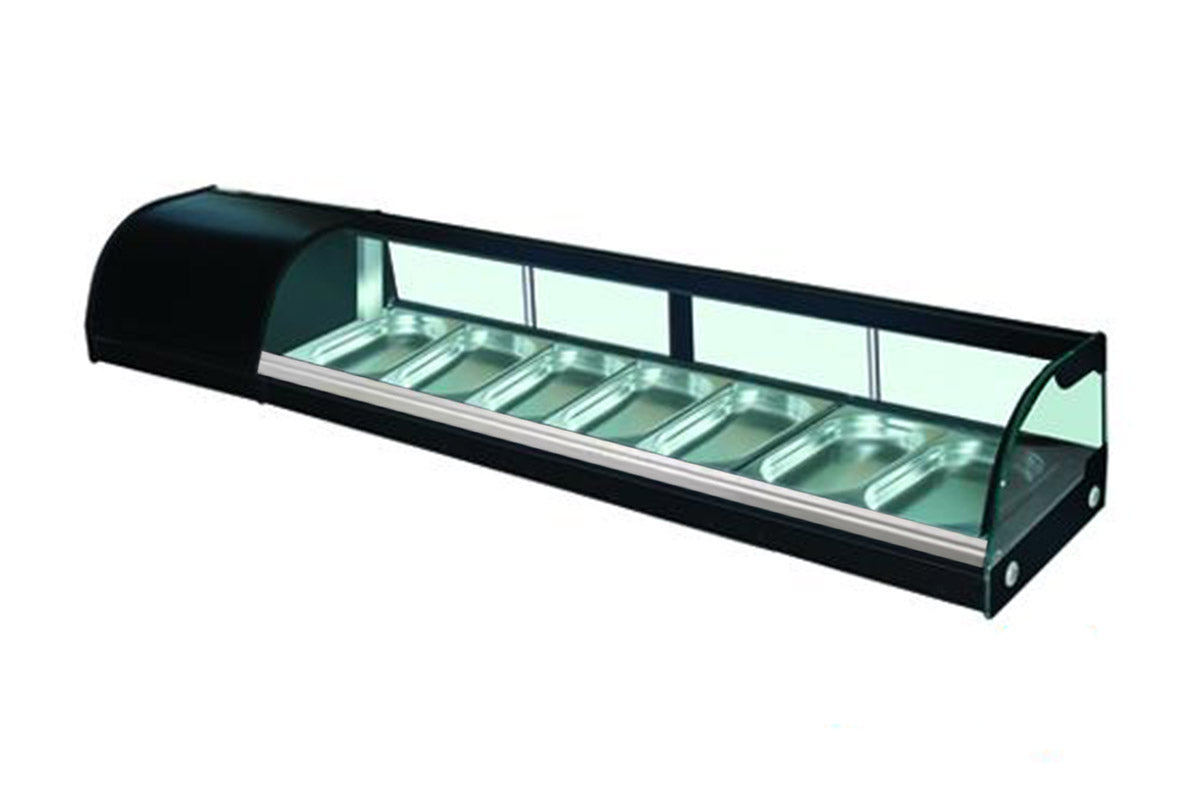 Sub-equip, 6FT Refrigerated Sushi Case (70.87"x16.3"x11.8") - Chefcoca