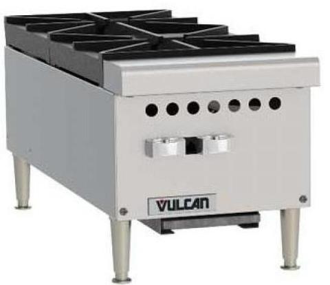 Vulcan 12" 2 Burner Gas Hotplate - Chefcoca