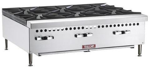 Vulcan 36" 6 Burner Gas Hotplate - Chefcoca
