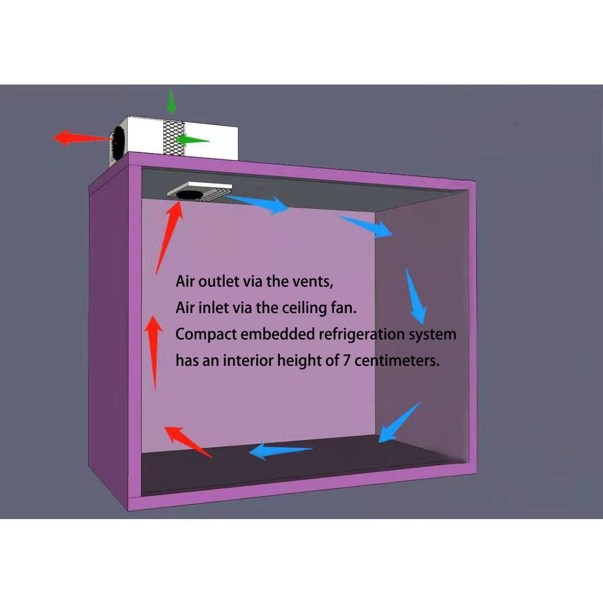 Sub-Equip Walk-In Freezer with Floor, 4" Thick Panels, 8W x 8D x 8.5Hft, WT-884F - Chefcoca