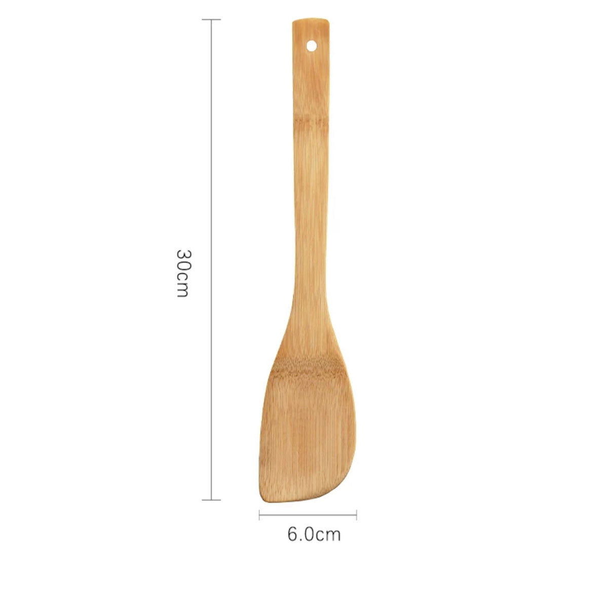 Tapered Bamboo Spatula - Chefcoca