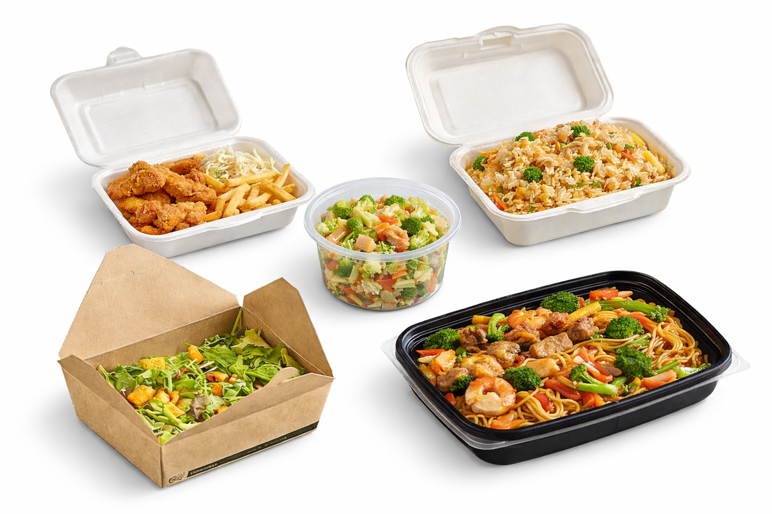 Take-Out Container Food Service Category Classification Guide