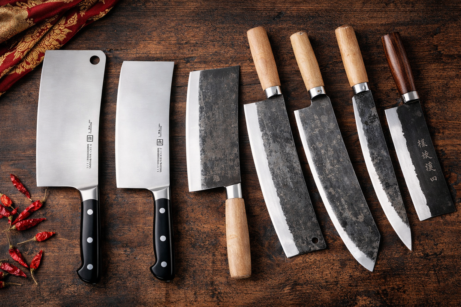 11 Types of Chinese Kitchen Knives and Their Uses Explained