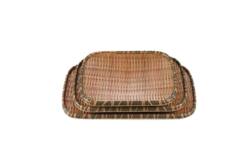 Melamine Rattan Platter