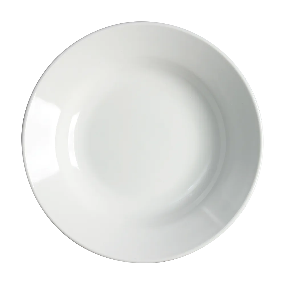 Cameo China 210-92, 8 oz Round Imperial Coupe Plate - Ceramic, White (12pcs)