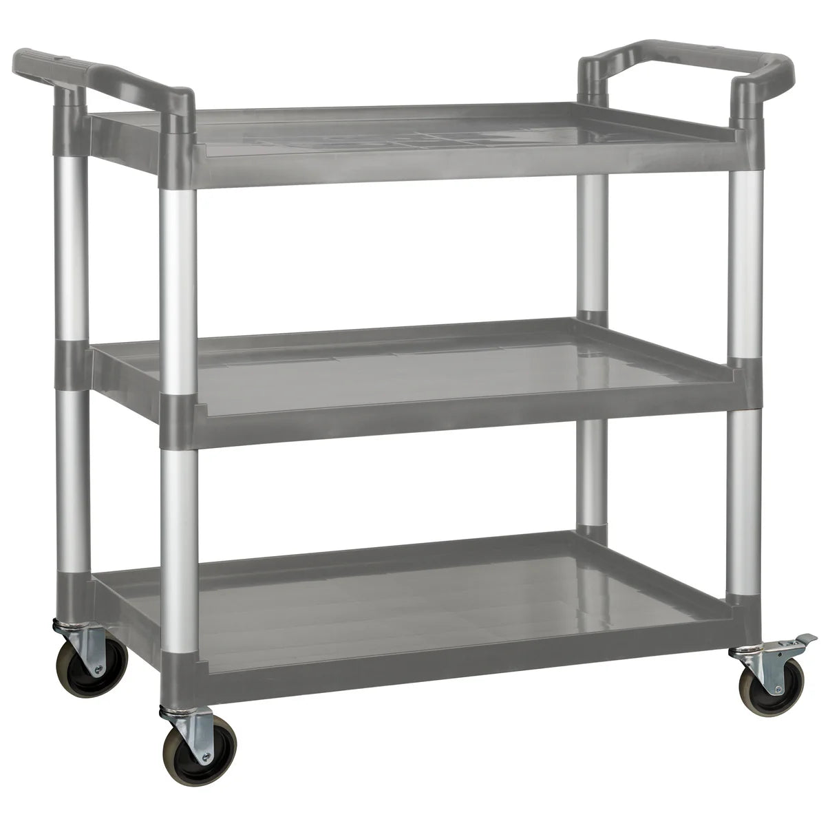 Sub-equip, 3-Tier Utility Carts with Brakes - Gray, 40-3/4L x 19-1/2W x 37-3/8H (carts only) (Copy)