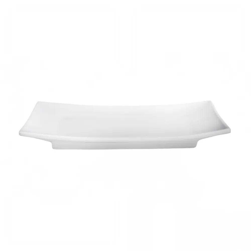 Cameo China 710-133 12-3/4" x 9" Rectangular Platter - Ceramic, White (12pcs)