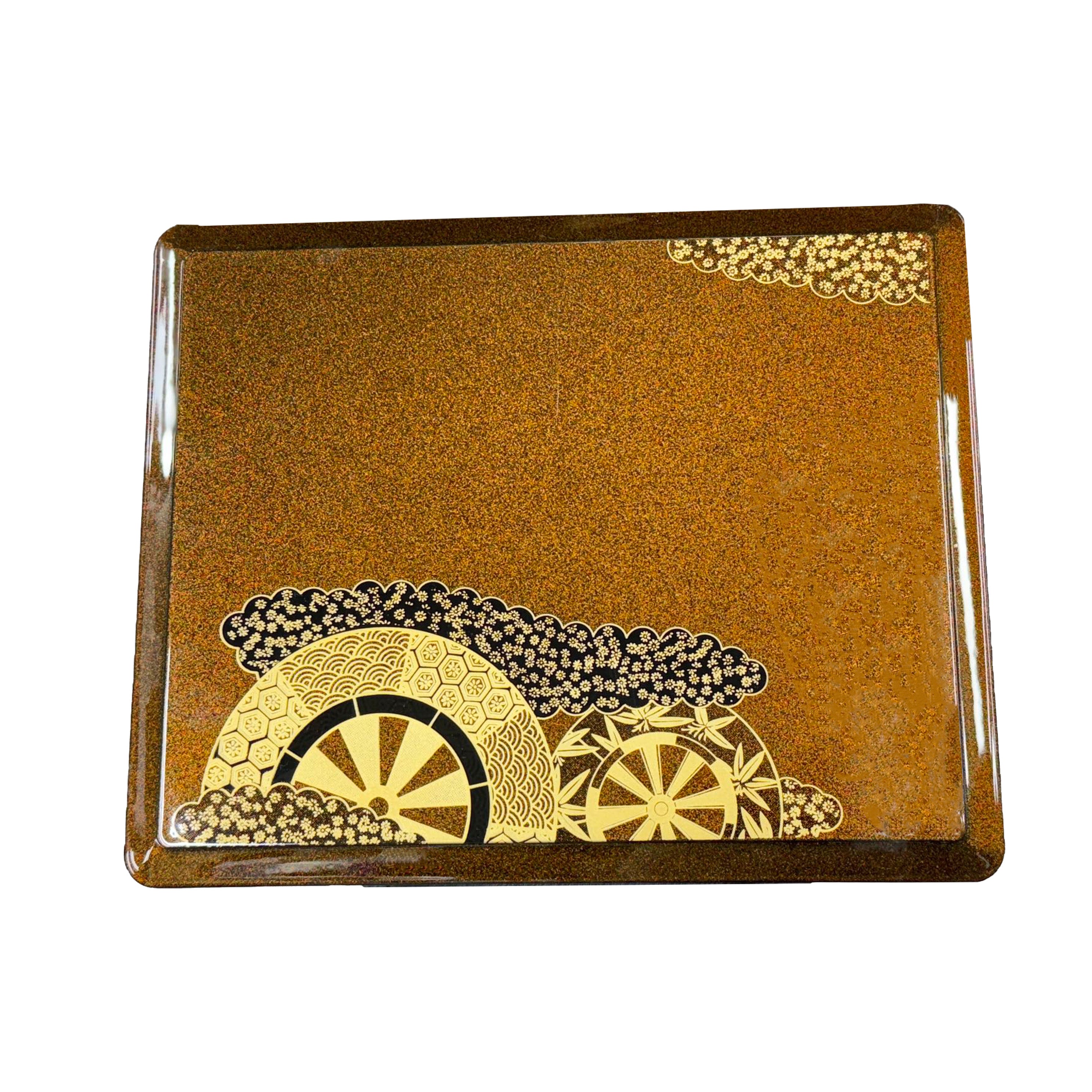 Premium Golden Imperial Palace Lacquerware Bento Box with Inner