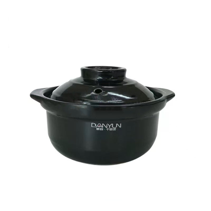Marmite à braiser et cocotte en argile résistante à la chaleur avec couvercle (GSB-625B/116B, GSB-725B)