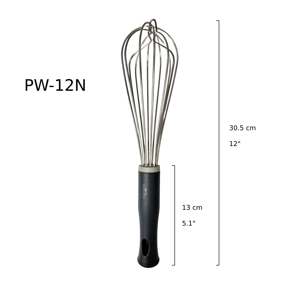 Sub-equip, 12" Piano Whisks, Nylon (PW-12N) - Chefcoca