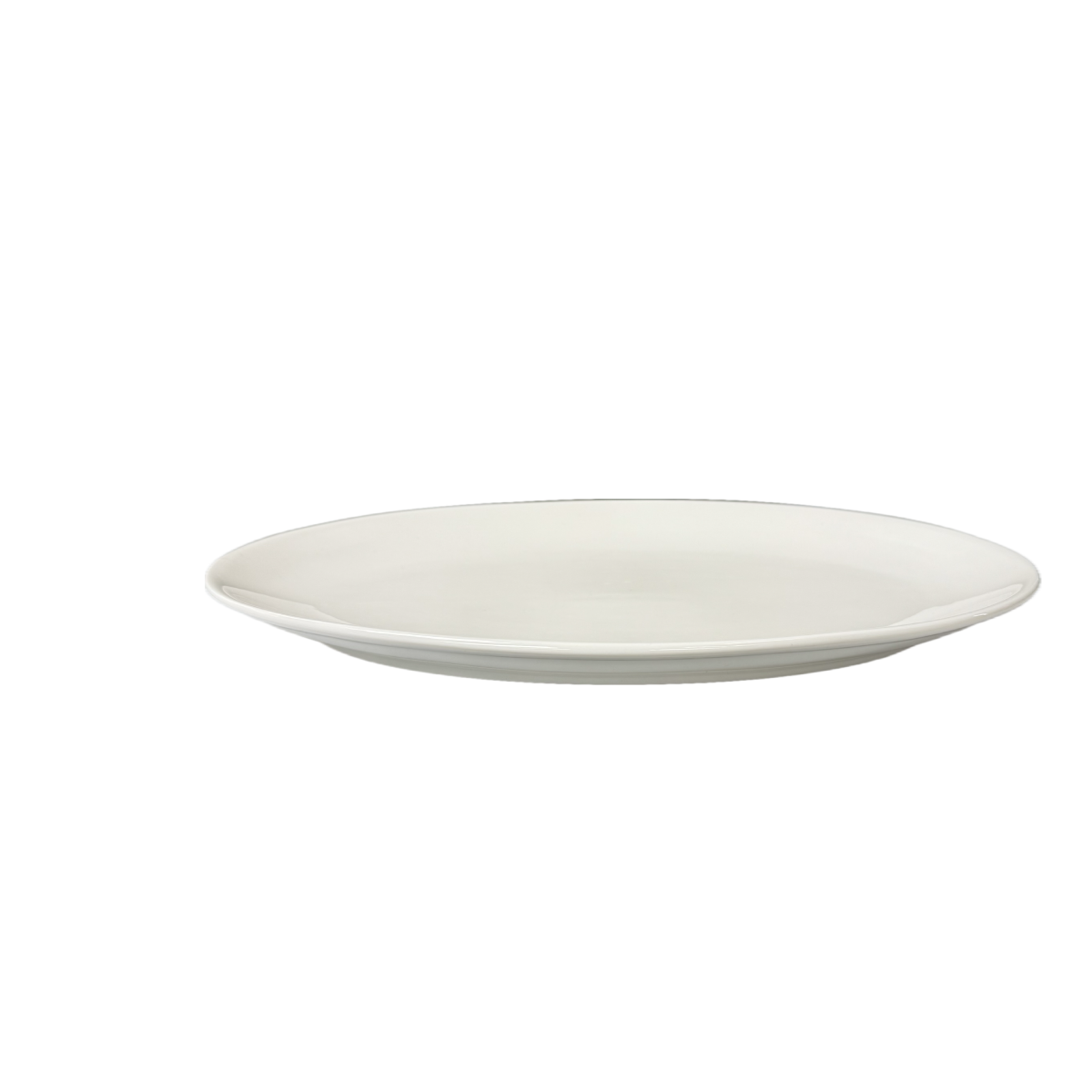 Chefco, 16" Porcelain Oval Plate - Ceramic, White (C86004)
