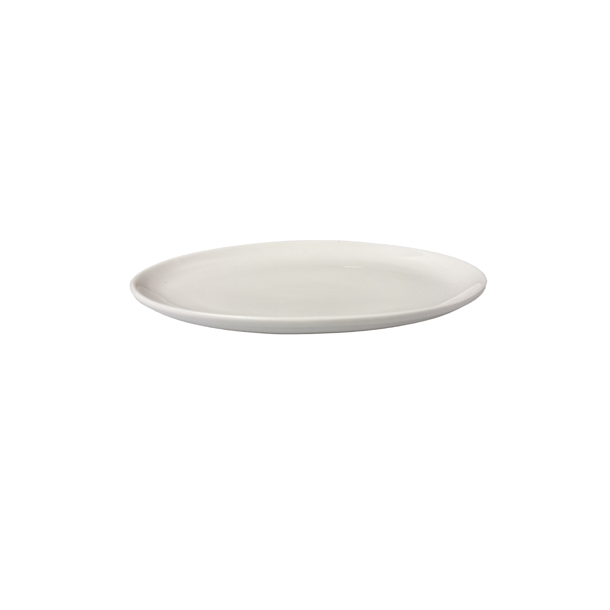 Chefco, 14" Porcelain Oval Plate -Ceramic, White (C86001)