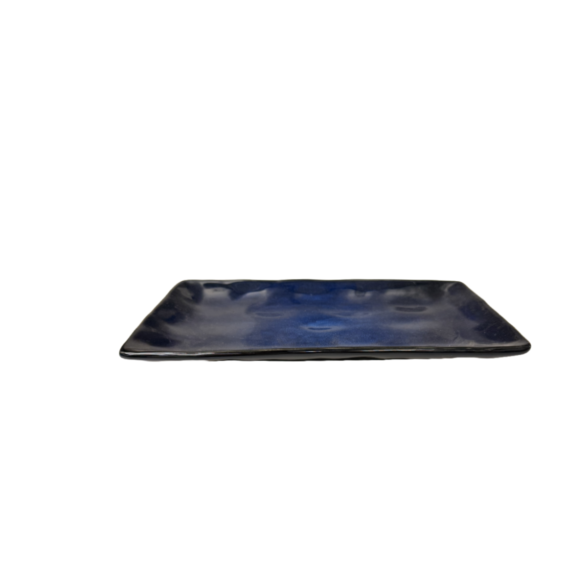 Chefco, 31x17cm Ceramic Cat's Eye Blue Rectangular Plate (DB311703)