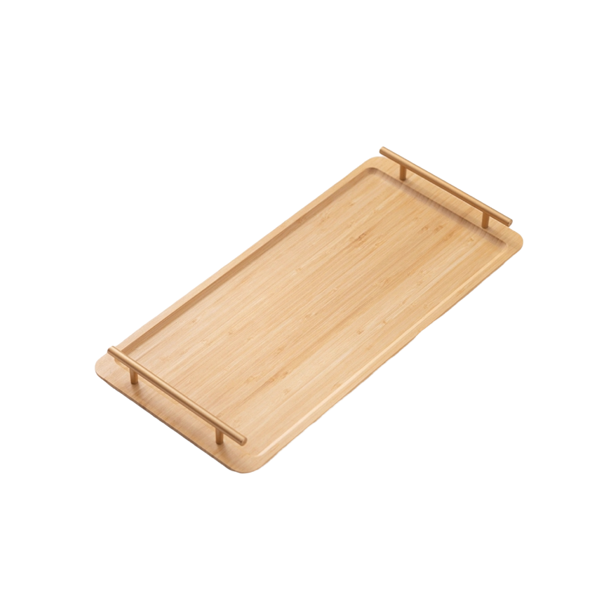 Chefco, Wooden Tray with Double Handle, 50cmx24cm (WT-5024H)